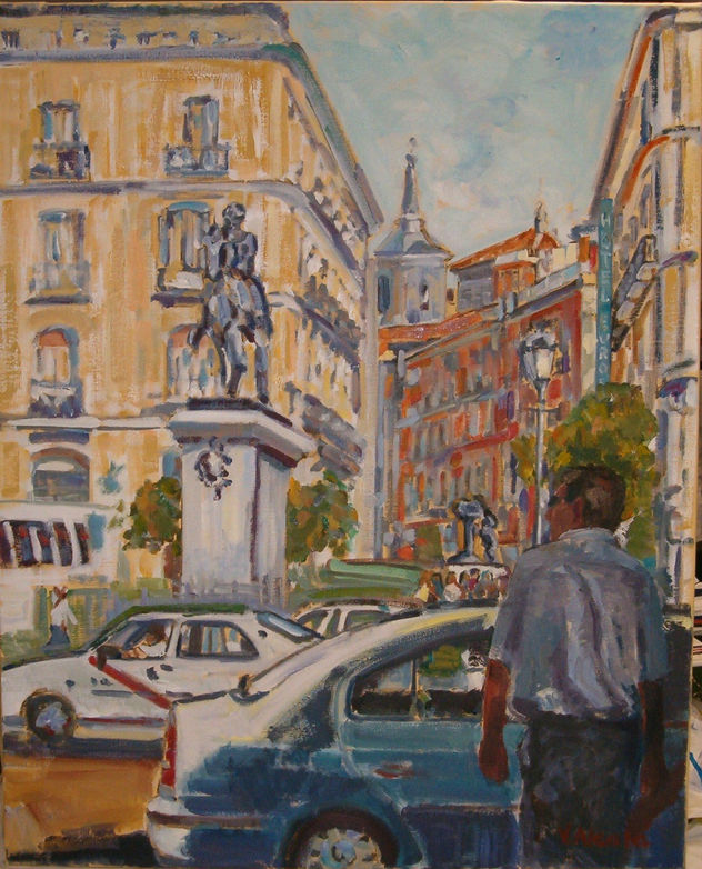 "Carlos III en la Puerta del Sol"