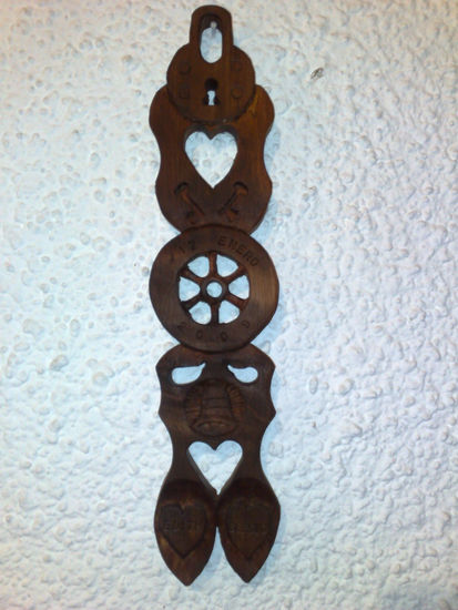 LoveSpoons Madera Figurativa