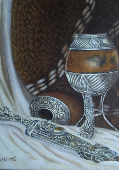 Reflejos gauchescos Acrylic Canvas Still Life Paintings