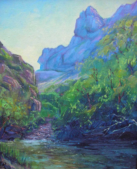 "Eminencia lejana" 65 Oil Canvas Landscaping