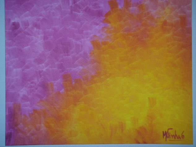 Amarelo e Violeta Oil Canvas Others