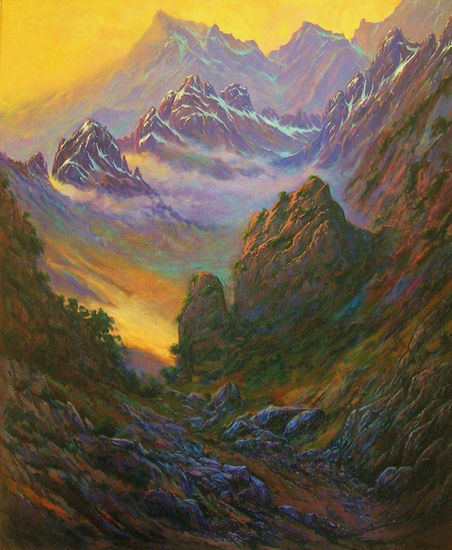 Picos de Europa "Territorios de la memoria" - 20 Acrylic Canvas Landscaping