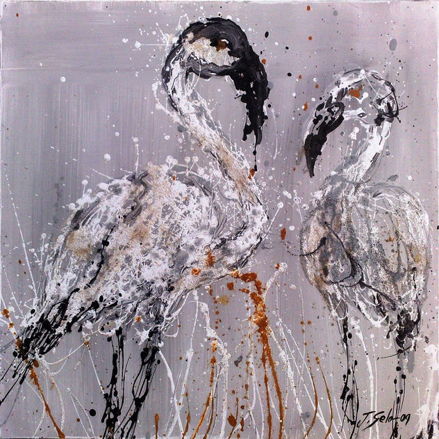 PAREJA DE FLAMENCOS