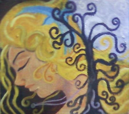 La mujer y la luna
