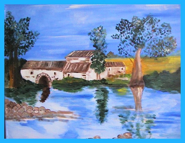 Molino Oil Canvas Landscaping