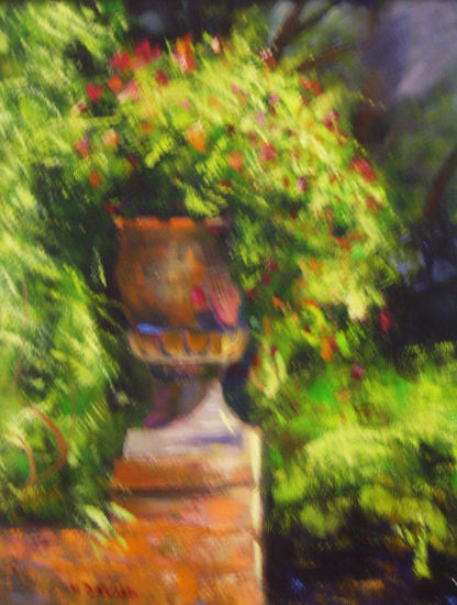 Maceta en jardin Oil Canvas Landscaping