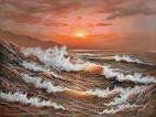 MAR AL AMANECER.