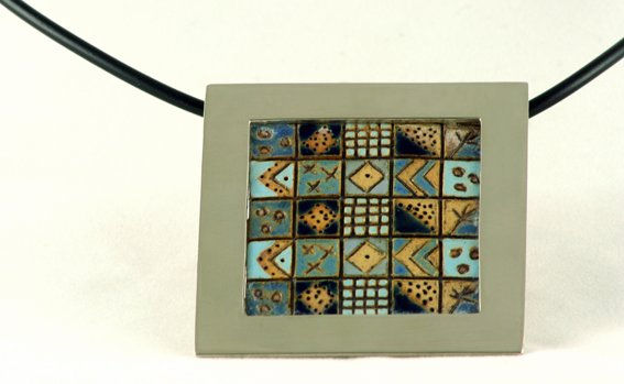Colgante tapiz azul celeste