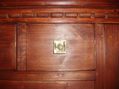 detalle de cajón. Vitrina baja.