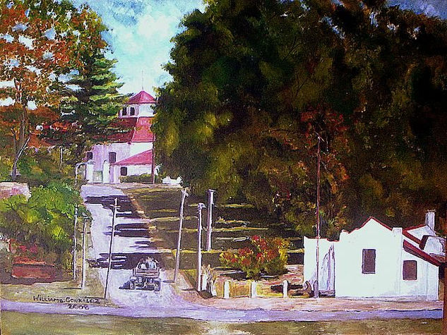 CASA GRANDE-Barrio Anglo- Oil Canvas Landscaping