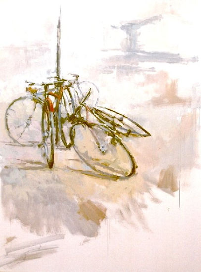 Bicicletas Oil Canvas Landscaping