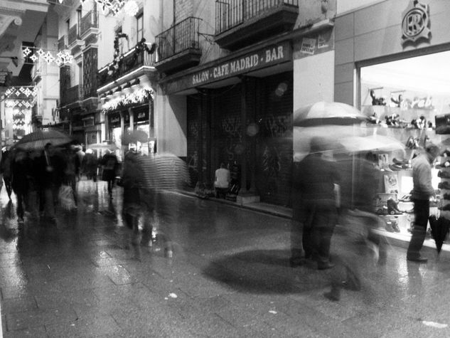 Calle Sierpes Viajes Blanco y Negro (Digital)