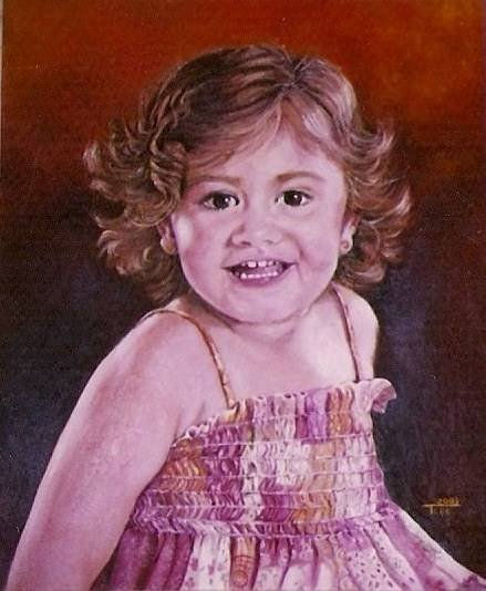 MARIA Oil Canvas Portrait