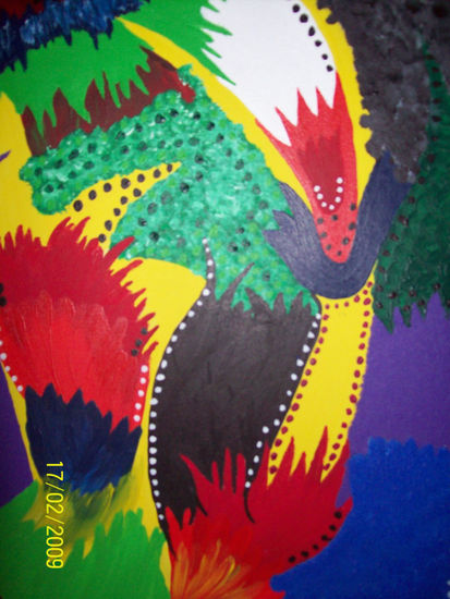 "Tropical" Acrylic Canvas Others