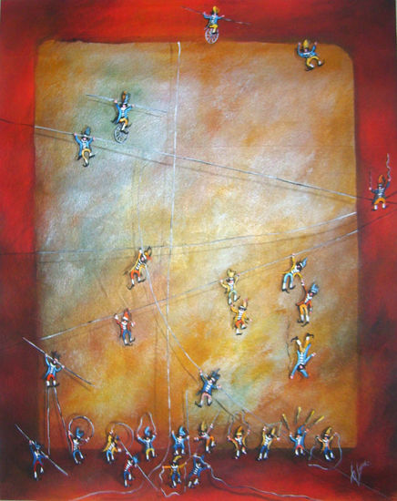 PASION ACROBATICA Oil Canvas Landscaping