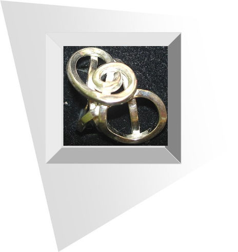 Anillo hilo cuadrado