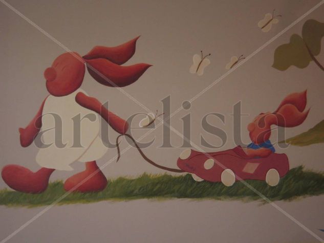 mural infantil Oil Others Animals