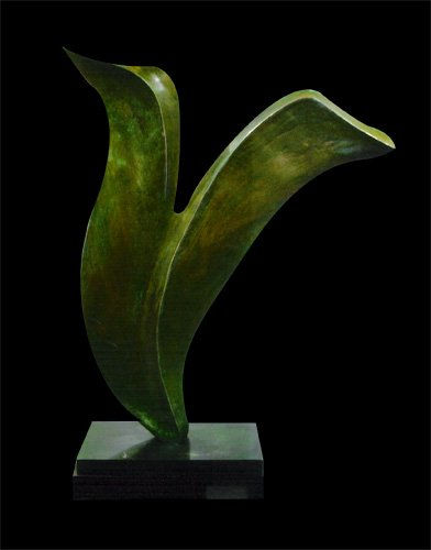 El vuelo del pájaro Bronze Figurative