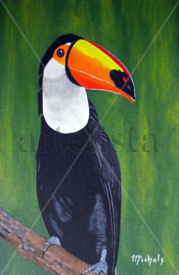 Tucan Acrylic Canvas Animals