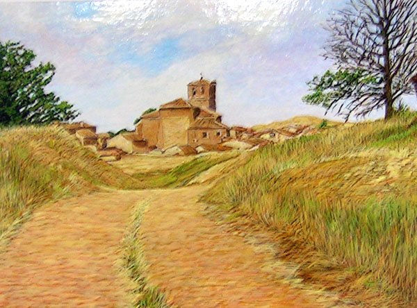 Villadiezma (Palencia) Acrylic Card Landscaping