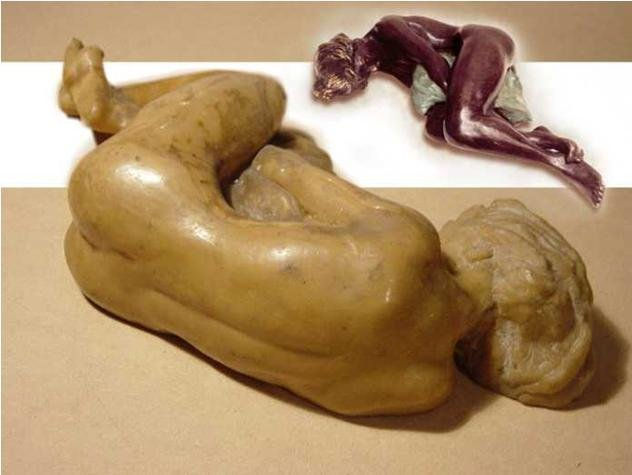 MI ALMOHADA Bronze Figurative