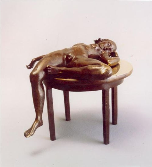 "LA CENA ESTA SERVIDA" Bronze Figurative