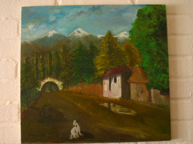 Paisaje de Campo Oil Canvas