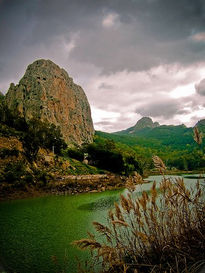 Nubes sobre el lago