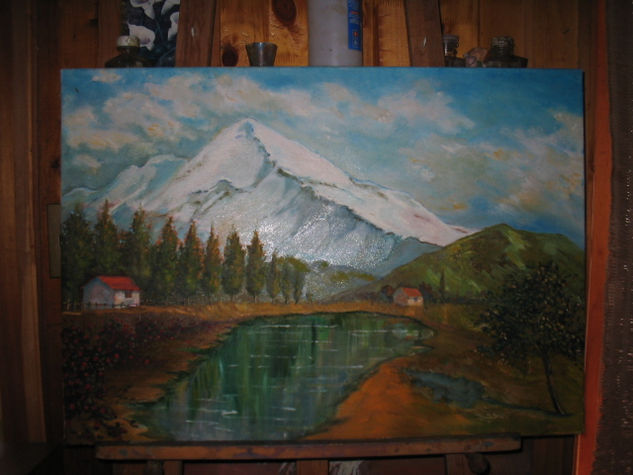 Paisaje de Campo Oil Canvas