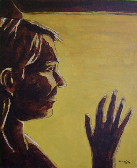 Donde estas? Acrylic Canvas Figure Painting