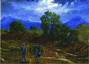 LA LLUVIA Oil Canvas Landscaping