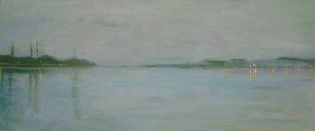 Amanece en el mar Oil Canvas Marine Painting