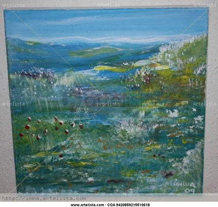 Paisaje azul
