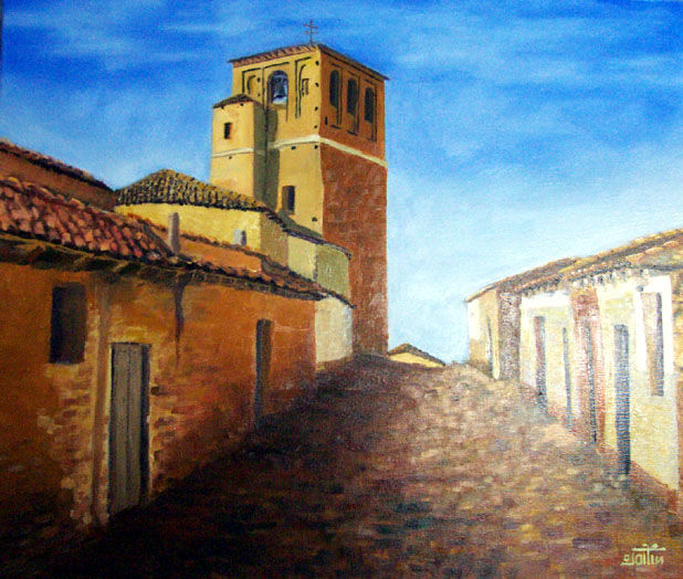 Detras esta Espinosa Oil Canvas