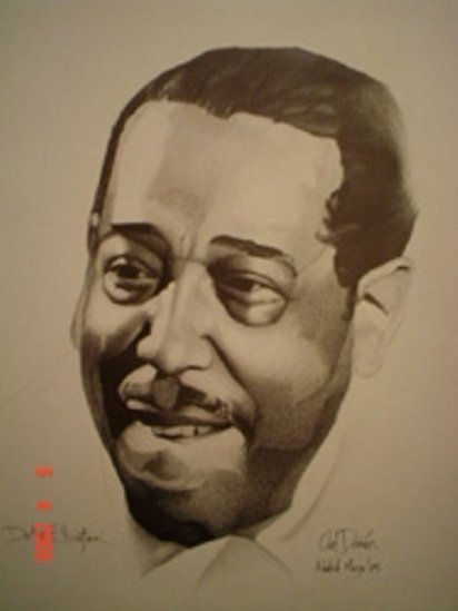 Duke Ellington Charcoal