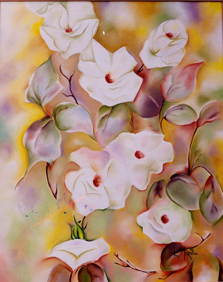 PRIMAVERA EN  AMARILLO Oil Canvas