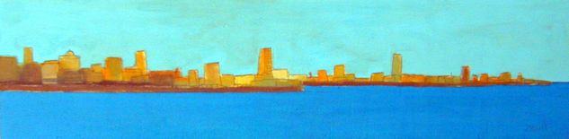 Ciutat II. La Habana Oil Canvas Landscaping