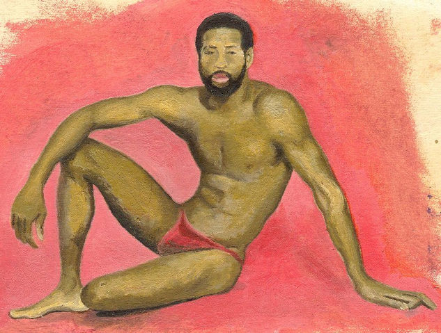 desnudo Óleo Tabla Desnudos