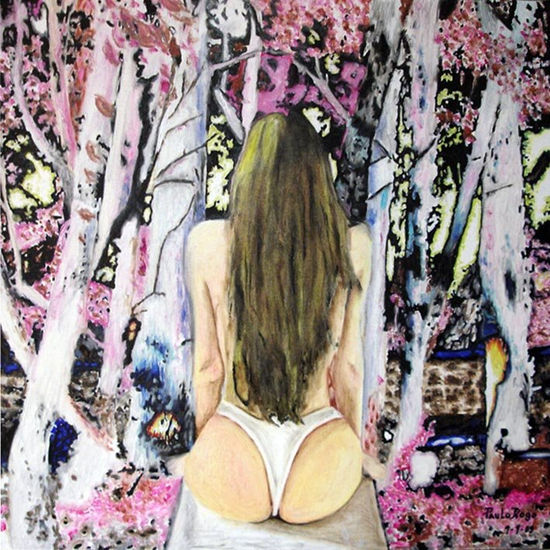 Na Floresta- Sintra Oil Textile Nude Paintings