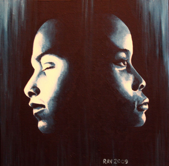 Reflections of you Acrylic Canvas Portrait