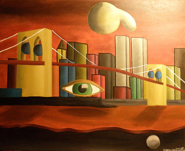 Sueño Onírico Neoyorquino Oil Canvas Others