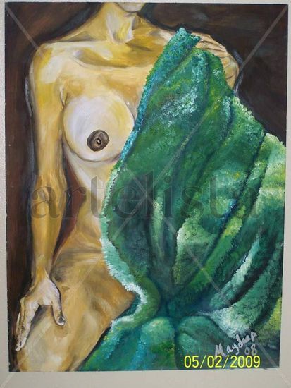 "La fertilidad" (Arcoiris de Mujer) Oil Canvas Nude Paintings