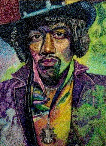 hendrix al natural Óleo Otros Retrato