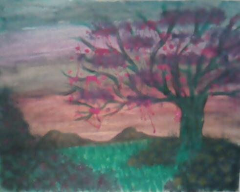 "Una tarde en algun lugar" Watercolour Card Landscaping