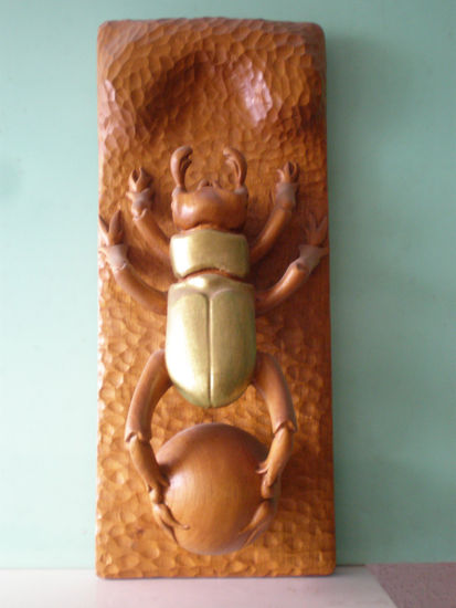 Escarabajo pelotero Carving Figurative