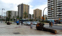 Tornado en Málaga