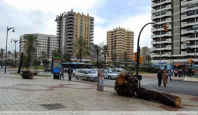 Tornado en Málaga