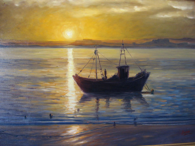 fondeado en el guadiana
