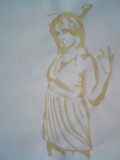Con la espalda en la pared. 