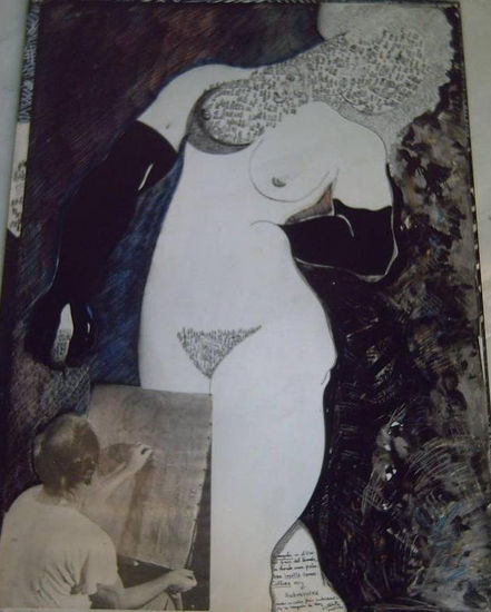 ENCANTO DE MAJA II Ink Canvas Nude Paintings